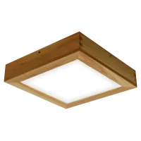 Paviršinis LED šviestuvas QUADRA WOODLINE 300x300 24W IP20 4000K 1430lm uosis