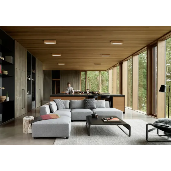 Paviršinis LED šviestuvas QUADRA WOODLINE 300x300 24W IP20 4000K 1430lm uosis