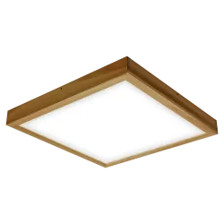 Virsapmetuma LED griestu gaismeklis QUADRA WOODLINE 600x600 40W IP20 4000K 3320lm osis