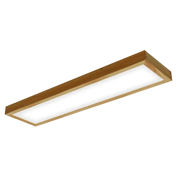 Pinnasäädin LED-kattovalaisin LONG WOODLINE 42W IP20 4000K 3950lm saarni