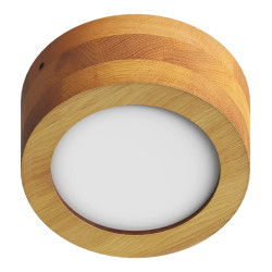 Ceiling light D130 6W 3000K 531lm Oak RONDO MINI