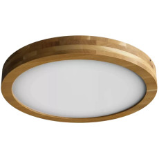 Virsapmetuma LED plafons RONDO WOODLINE