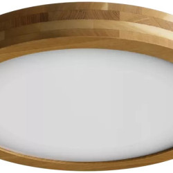 Surface flush ceiling light RONDO WOODLINE