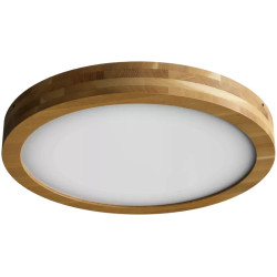 Virsapmetuma LED plafons RONDO WOODLINE