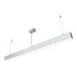 Riippuvalaisin LOOK 1500 mm 58 W IP20 4000 K 4350 lm, hopea