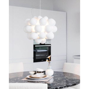 Baltas pakabinamas šviestuvas GROSS