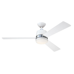 Kattotuuletin kauko-ohjaimella valkoinen TRISTAN