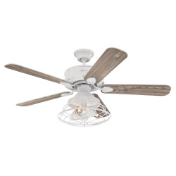 Ceiling fan with remote control white BARNETT