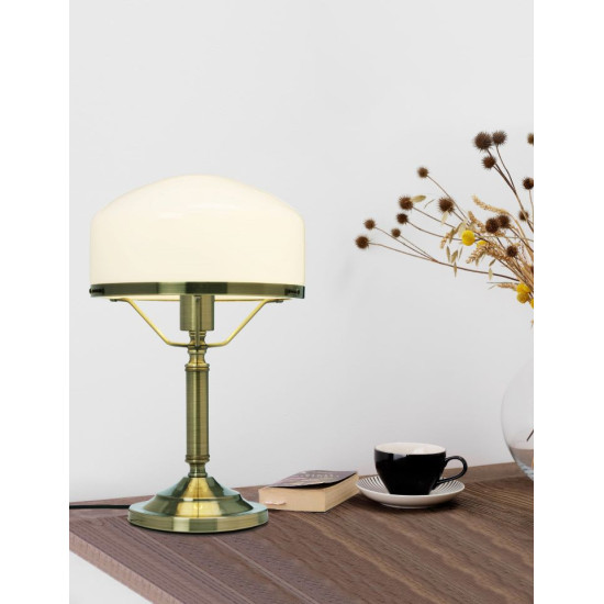 Table lamp antique opal glass DITMAR Table lamp antique opal glass DITMAR