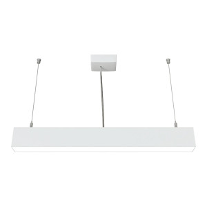 Pakabinamas šviestuvas LOOK 0,6 m 23W IP20 4000K 1820 lm sidabrinis