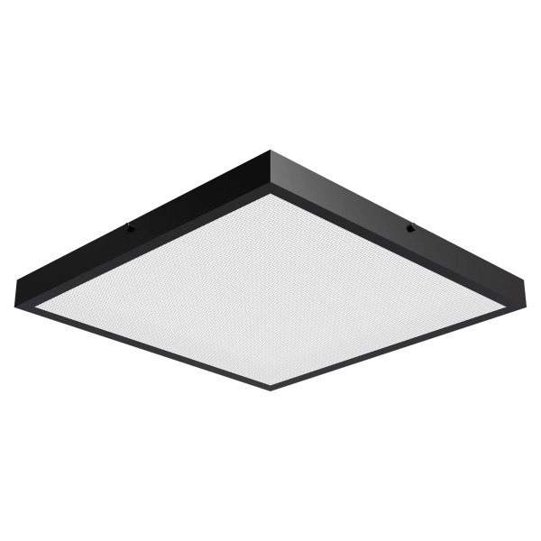 Surface LED light QUADRA 40W IP41 4000K 3512lm ugr black