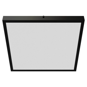 Surface LED light QUADRA 40W IP41 4000K 3512lm ugr black