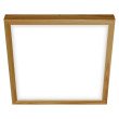Pintavalaisin LED QUADRA WOODLINE 600x600 40W IP20 4000K 3320 lm saarni