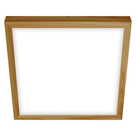 Pintavalaisin LED QUADRA WOODLINE 600x600 40W IP20 4000K 3320 lm saarni