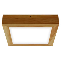 Ceiling light QUADRA WOODLINE 300x300 24W IP20 3000K 1430lm Oak