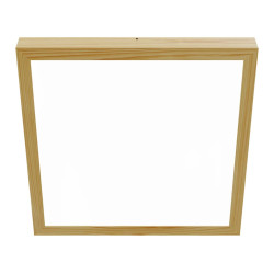 Virsapmetuma LED griestu gaismeklis QUADRA WOODLINE 600x600 40W IP20 4000K 3320lm priede