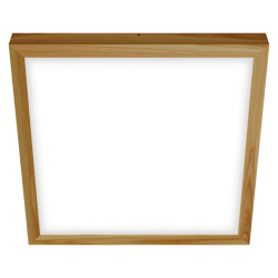 Virsapmetuma LED griestu gaismeklis QUADRA WOODLINE 600x600 40W IP20 4000K 3320lm osis