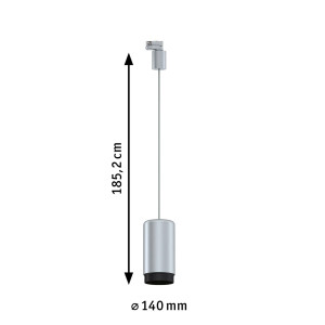 ProRail3 siini rippvalgusti matt kroom E27 max. 50W CORUS ProRail3 siini rippvalgusti matt kroom E27 max. 50W CORUS