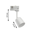 ProRail3 siini kohtvalgusti valge GU10 max. 10W COVER ProRail3 siini kohtvalgusti valge GU10 max. 10W COVER
