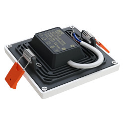 Įleidžiamas lubų šviestuvas 8W IP20 4000K 800 lm KVADRATINIS SLIM