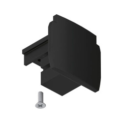 Connector End cap Black