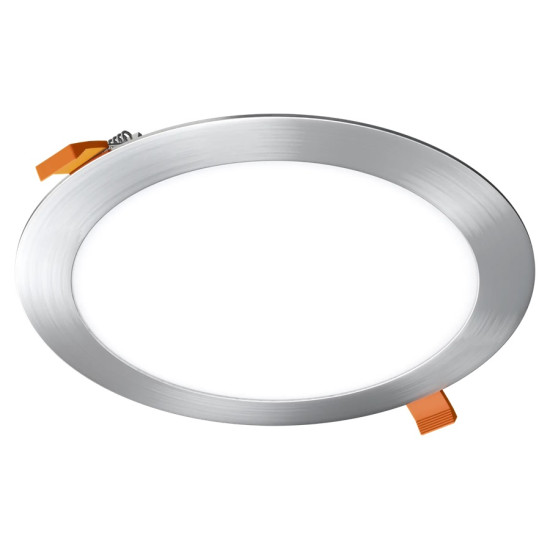 Iebūvējams gaismeklis RONDO 18W IP40 3000K 1800lm standarta matēts hroms Iebūvējams gaismeklis RONDO 18W IP40 3000K 1800lm standarta matēts hroms