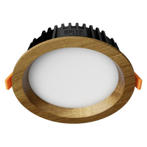 Upotettava LED-valaisin RONDO WOODLINE 148 6W IP20 4000K 631 lm Tammi