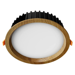 Süvistatav LED valgusti RONDO WOODLINE 206 12W IP20 3000K 1211lm Tamm Süvistatav LED valgusti RONDO WOODLINE 206 12W IP20 3000K 1211lm Tamm