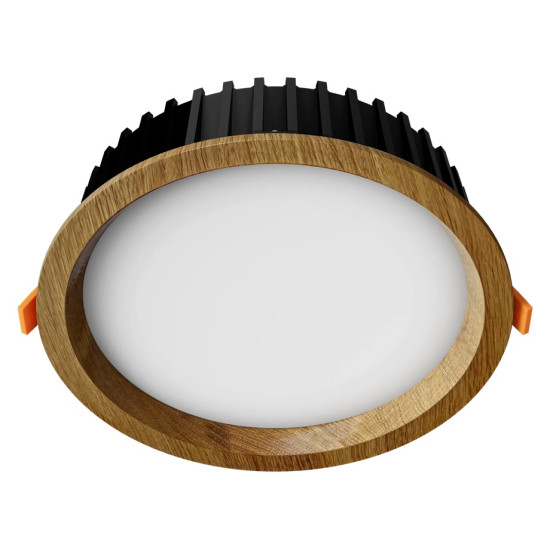 Süvistatav LED valgusti RONDO WOODLINE 206 12W IP20 4000K 1360lm Tamm