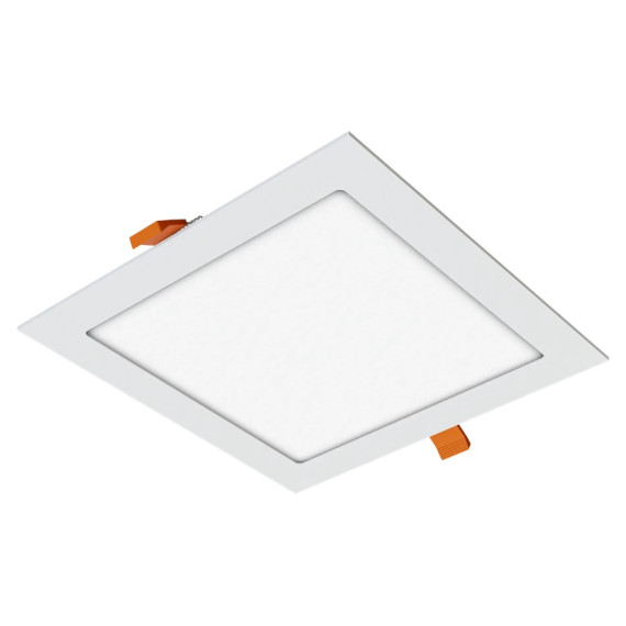 Įleidžiamas kvadratinis šviestuvas 18W IP40 3000K 1700 lm standartinė balta Įleidžiamas kvadratinis šviestuvas 18W IP40 3000K 1700 lm standartinė balta