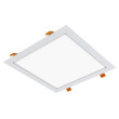 Įleidžiamas šviestuvas SQUARE 24W IP40 3000K 2300 lm standartinė balta