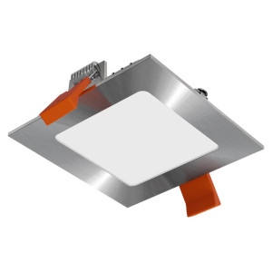 Įleidžiamas šviestuvas SQUARE 3W IP40 4000K 280 lm standartinė sidabrinė spalva