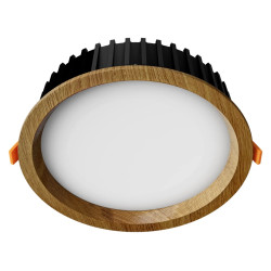 Süvistatav LED valgusti RONDO WOODLINE 206 12W IP20 3000K 1211lm Tamm
