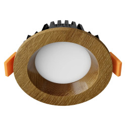 Süvistatav LED valgusti RONDO WOODLINE 90 3W IP20 3000K 176lm Tamm