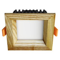 Süvistatav LED valgusti SQUARE WOODLINE 90x90 3W IP20 4000K 206lm saar