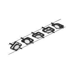 Wire system set 5x4,5W black matt MACLED