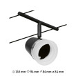 Šviestuvas 10W GU5,3 matinė juoda CONE BASIC Šviestuvas 10W GU5,3 matinė juoda CONE BASIC