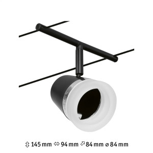 Gaismeklis 10W GU5,3 matēts melns CONE BASIC Gaismeklis 10W GU5,3 matēts melns CONE BASIC