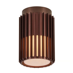 Ceiling light brown metallic ALUDRA