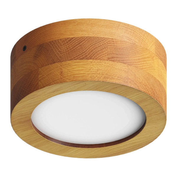 Lubinis šviestuvas D130 6W 3000K 531 lm ąžuolas RONDO MINI