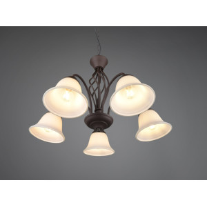 Pakabinamas šviestuvas RUSTICA 5x40W