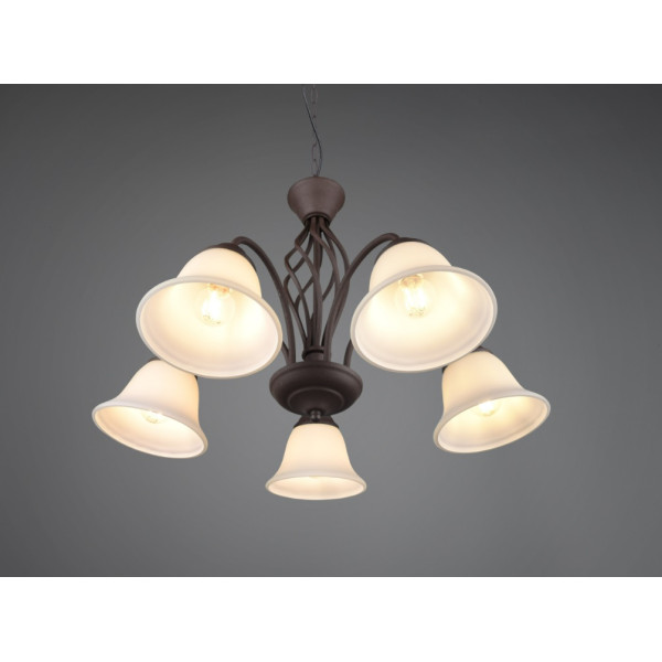 Pakabinamas šviestuvas RUSTICA 5x40W