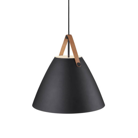 Pakabinamas šviestuvas juodas STRAP 48