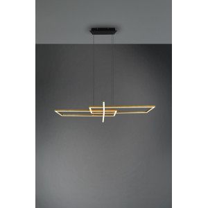 Pakaramais gaismeklis misiņš 1x SMD LED SALINAS