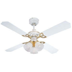 Lubinis ventiliatorius PRINCESS TRIO WHITE