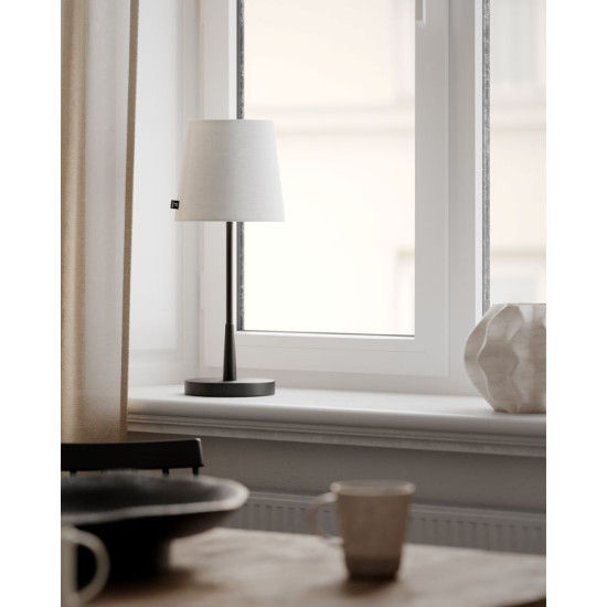 Pöytävalaisin musta 48 LUMI