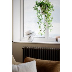 Pöytälamppu musta-valkoinen Mira Mushroom