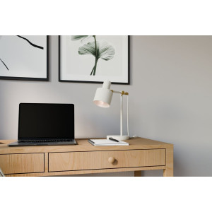 Pöytävalaisin beige CASSIUS