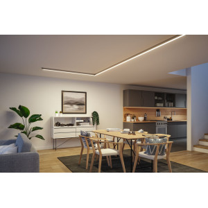 Valgusti kanal 1 m matt kroom