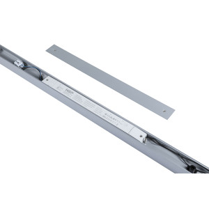 Power Channel230/24V 17W Matt chrome 1m